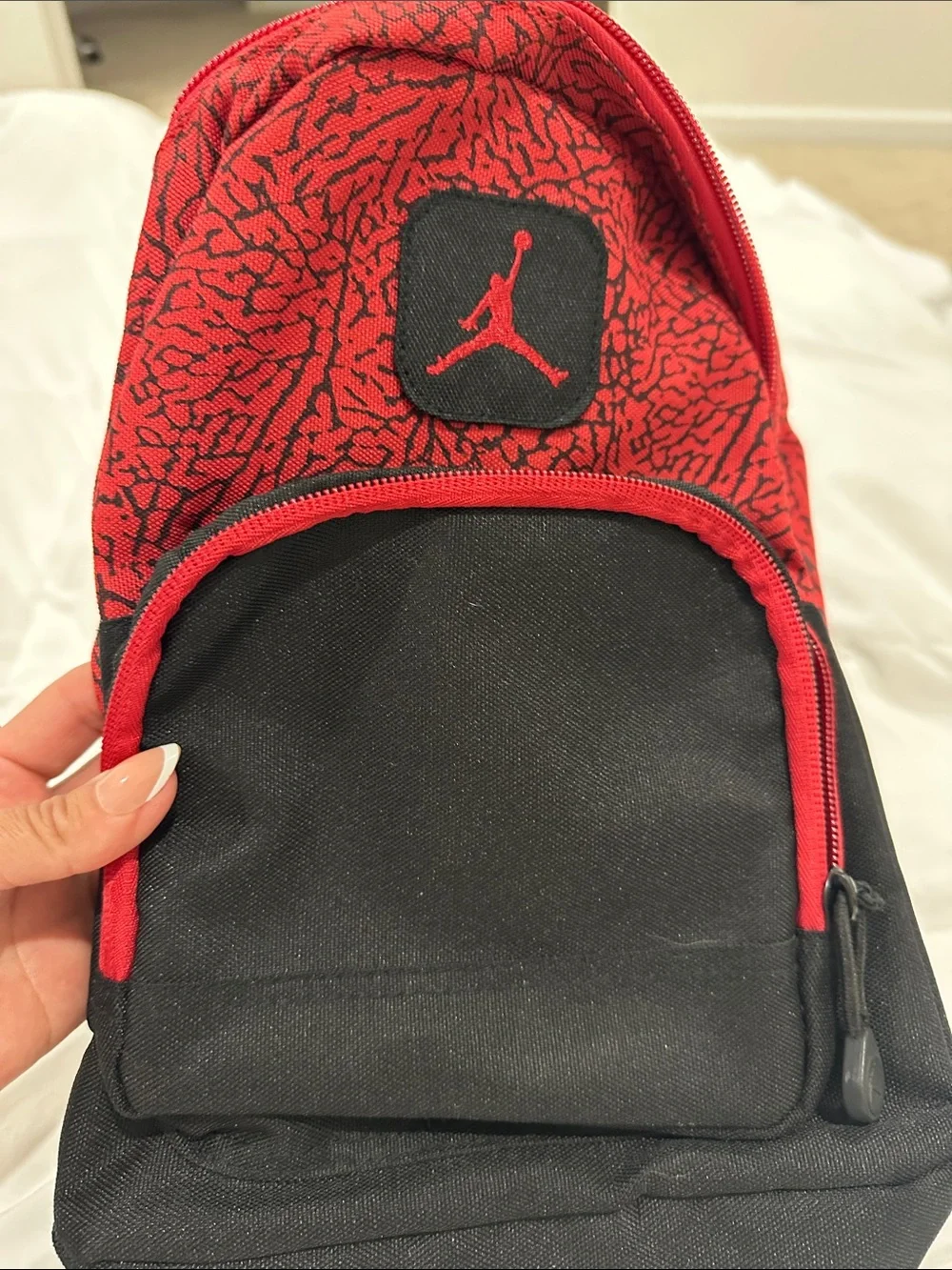 Jordan Red and Black Men's Backpack